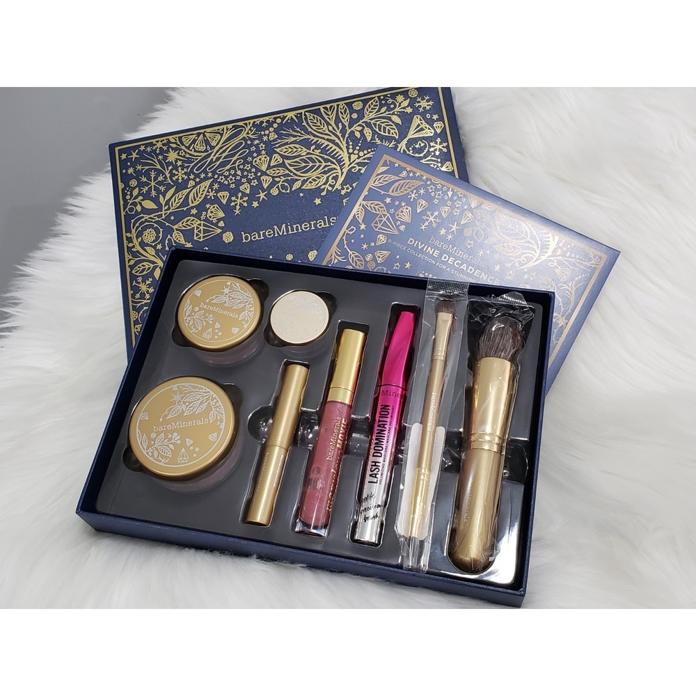 NEW - BARE MINERALS Divine Decadence 8-Piece Makeup & Brush Set
